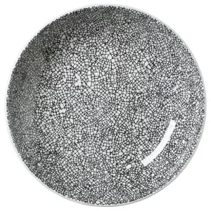 Steelite Ink Crackle Black Coupe Bowl 21.6cm/8.5"