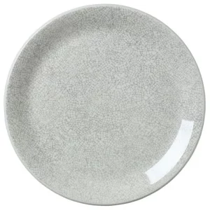 Steelite Ink Crackle Grey Coupe Plate 25.25cm/9.94"