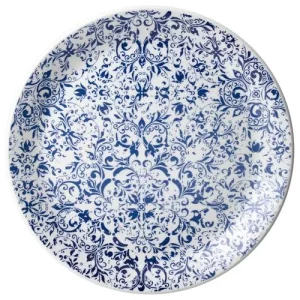 Steelite Ink Legacy Blue Coupe Plate 25.25cm/9.94"