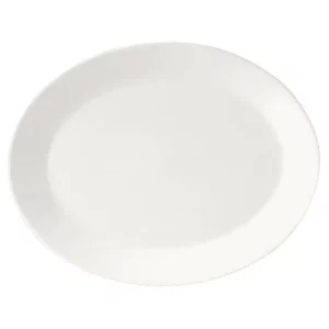 Steelite Monaco White Oval Coupe Plate 20.25cm/7.97"