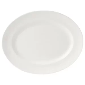 Steelite Monaco White Oval Vogue Plate 20.25cm/7.97"