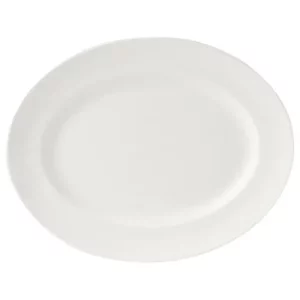 Steelite Monaco White Oval Vogue Plate 28cm/11"