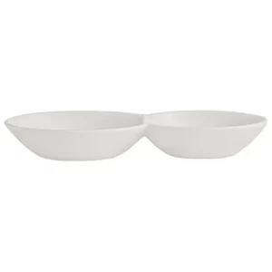 Steelite RO White Album 2 Com Gourmet Sauce Dish 18 x 2.5cm/7.09 x 0.98"