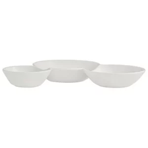 Steelite RO White Album 3 Com Gourmet Sauce Dish 18 x 2.5cm/7.09 x 0.98"