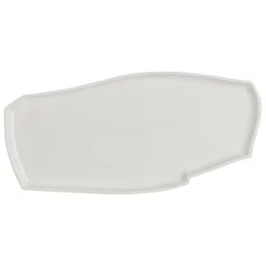 Steelite RO White Album Geometric Tray 26 x 12.5 x 1.5cm/10.24 x 4.92 x 0.59"