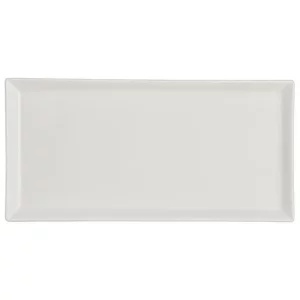 Steelite RO White Album Rectangular Tray 23.8 x 11.75 x 1.9cm/9.37 x 4.63 x 0.75"