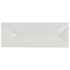 Steelite RO White Album Rectangular Tray w/ Indent 28.5 x 10cm/11.22 x 3.94"