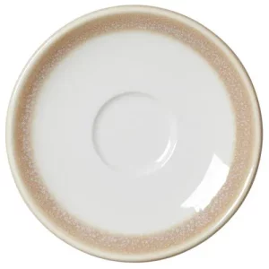 Steelite Revolution Edge Sandstone Liv Saucer 12.5cm/4.92"
