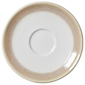 Steelite Revolution Edge Sandstone Liv Saucer 15.25cm/6"