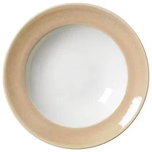 Steelite Revolution Edge Sandstone Soup Plate 24cm/9.45"