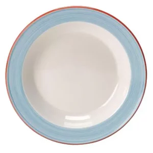 Steelite Rio Blue Slim Soup Plate 21.5cm/8.46"