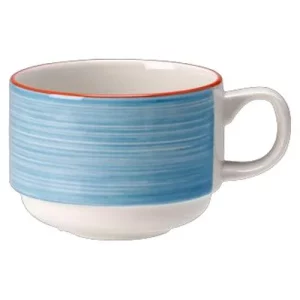 Steelite Rio Blue Slimline Stacking Cup 200ml/7oz