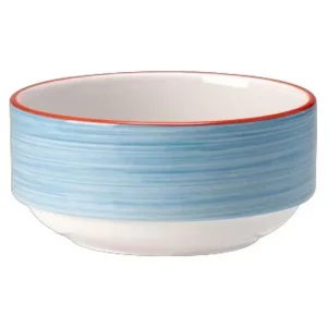 Steelite Rio Blue Unhandled Stack Soup Cup 285ml/10oz