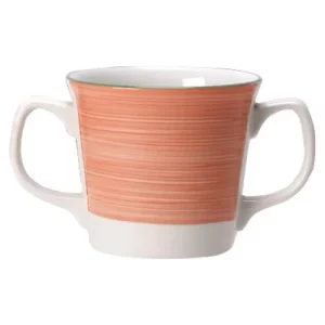 Steelite Rio Pink Double Handled Mug 285ml/10oz