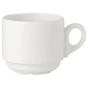 Steelite Simplicity White Atlanta Stacking Cup 212.5ml/7.48oz
