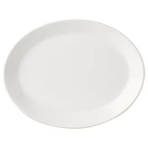 Steelite Simplicity White Oval Coupe Plate 20.25cm/7.97"