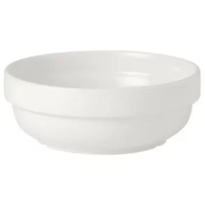 Steelite Simplicity White Stacking Bowl 21cm/8.27"