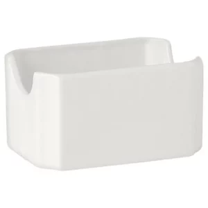 Steelite Simplicity White Sugar Packet Holder 10 x 7cm/3.94 x 2.76"