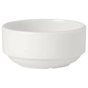 Steelite Simplicity White Unhandled Stack Soup Cup 285ml/10oz