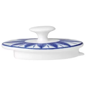 Steelite Sultan's Garden Blue Coupe 2 Cup Oval Teapot Lid