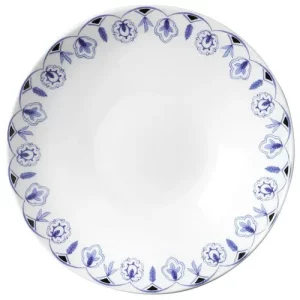 Steelite Sultan's Garden Blue Coupe Bowl 24 x 6.35cm/9.45 x 2.5"
