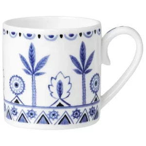 Steelite Sultan's Garden Blue Coupe Coffee Can Cup V2 100ml/3.52oz