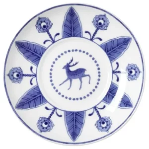 Steelite Sultan's Garden Blue Coupe Espresso Saucer V2 12cm/4.72"