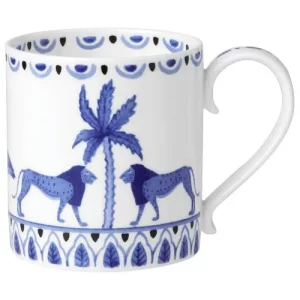 Steelite Sultan's Garden Blue Coupe Mug V2 350ml/12.32oz
