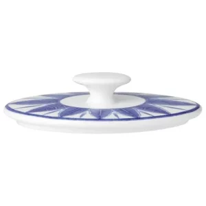 Steelite Sultan's Garden Blue Coupe Oval Covered Sugar Lid