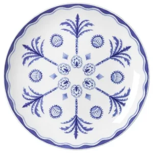 Steelite Sultan's Garden Blue Coupe Plate 21cm/8.25"