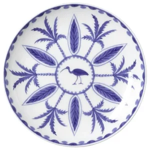 Steelite Sultan's Garden Blue Coupe Plate V1 16.5cm/6.5"