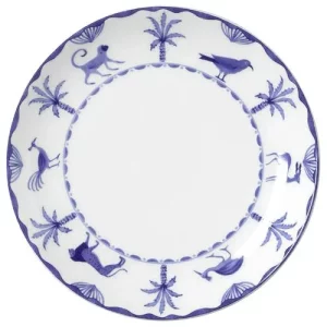 Steelite Sultan's Garden Blue Coupe Plate V2 16.5cm/6.5"