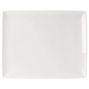 Steelite Taste White Rectangle Two Dish 33 x 27cm/12.99 x 10.63"