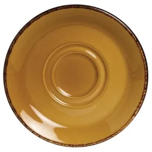 Steelite Terramesa Mustard Double Well Saucer 14.5cm/5.71"