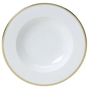 Steelite William Edwards Burnished Gold Classic Rim Bowl 22cm/8.66"
