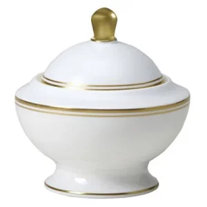 Steelite William Edwards Burnished Gold Classic Sugar Bowl Lid Fits AND0119