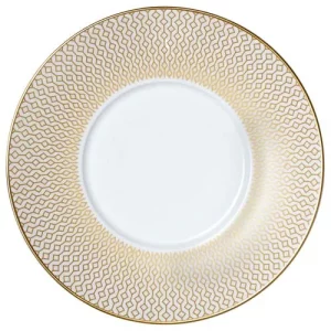Steelite William Edwards Diamond Gold Coupe Saucer 16cm/6.3"