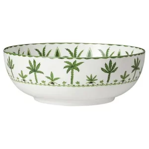 Steelite William Edwards Sultan's Garden Green Coupe Large Bowl 23cm/9.06"