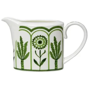 Steelite William Edwards Sultan's Garden Green Coupe Milk Jug 220ml/7.74oz