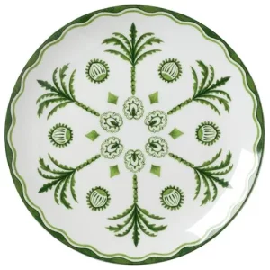 Steelite William Edwards Sultan's Garden Green Coupe Plate 21cm/8.25"