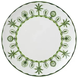 Steelite William Edwards Sultan's Garden Green Coupe Plate 27cm/10.5"