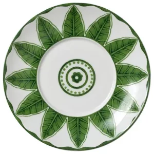 Steelite William Edwards Sultan's Garden Green Coupe Saucer 16cm/6.3"