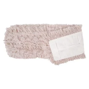 Sweeper Mop Cotton 60cm Cut/Pockets & Velcro Natural