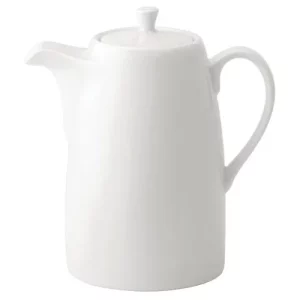 Utopia Anton Black Fine China Coffee Pot 600ml/21oz