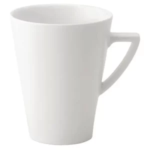 Utopia Anton Black Fine China Deco Latte Mug 320ml/11.25oz