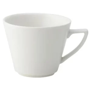 Utopia Anton Black Fine China Deco V Shaped Cup 210ml/7.5oz