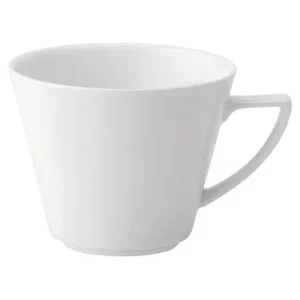 Utopia Anton Black Fine China Deco V Shaped Cup 340ml/12oz