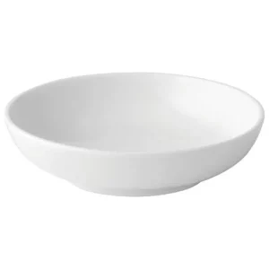 Utopia Anton Black Fine China Elements Butter Tray 10cm/4"