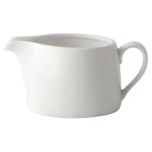 Utopia Anton Black Fine China Elements Gravy Boat 300ml/11oz