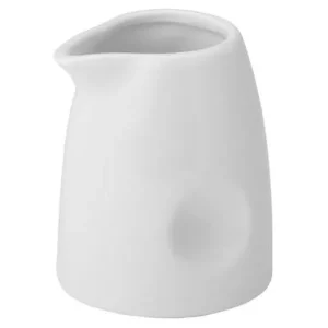 Utopia Anton Black Fine China Pinched Milk Jug 60ml/2oz